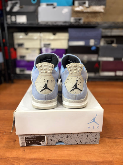 Jordan Retro 4 University Blue (Size 13 Mens)