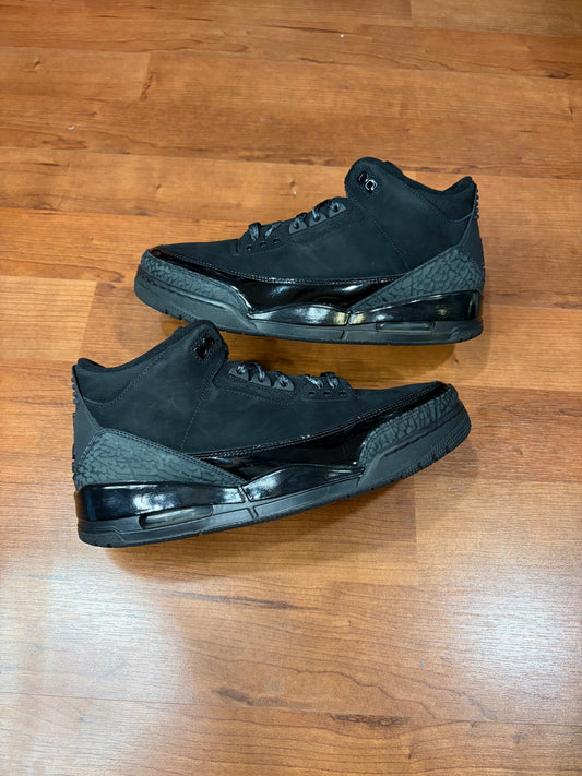 AJ3 Retro Black Cat (Size 12 Mens)