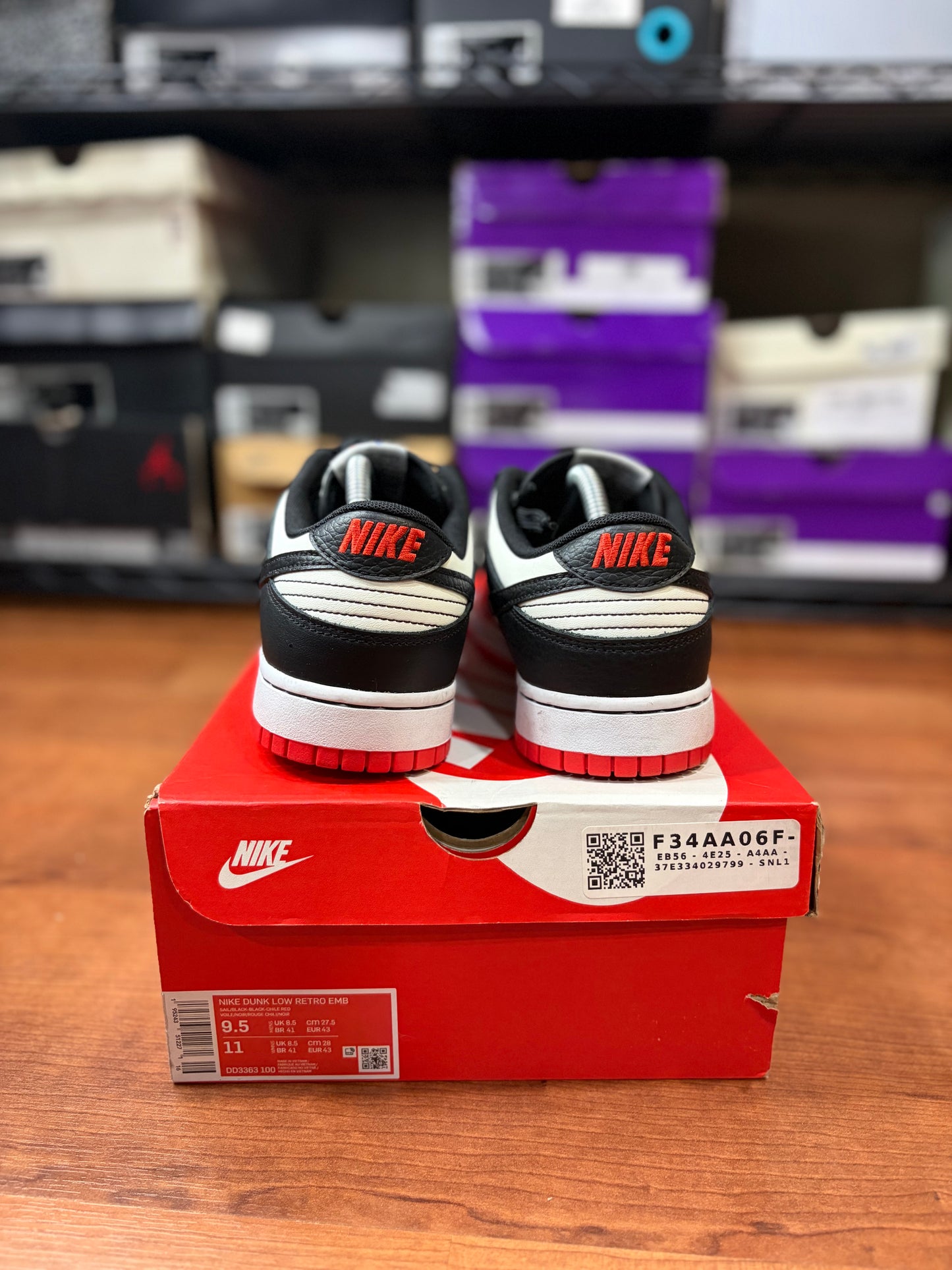 Nike Dunk Low Chicago EMB (Size 9.5 Mens)