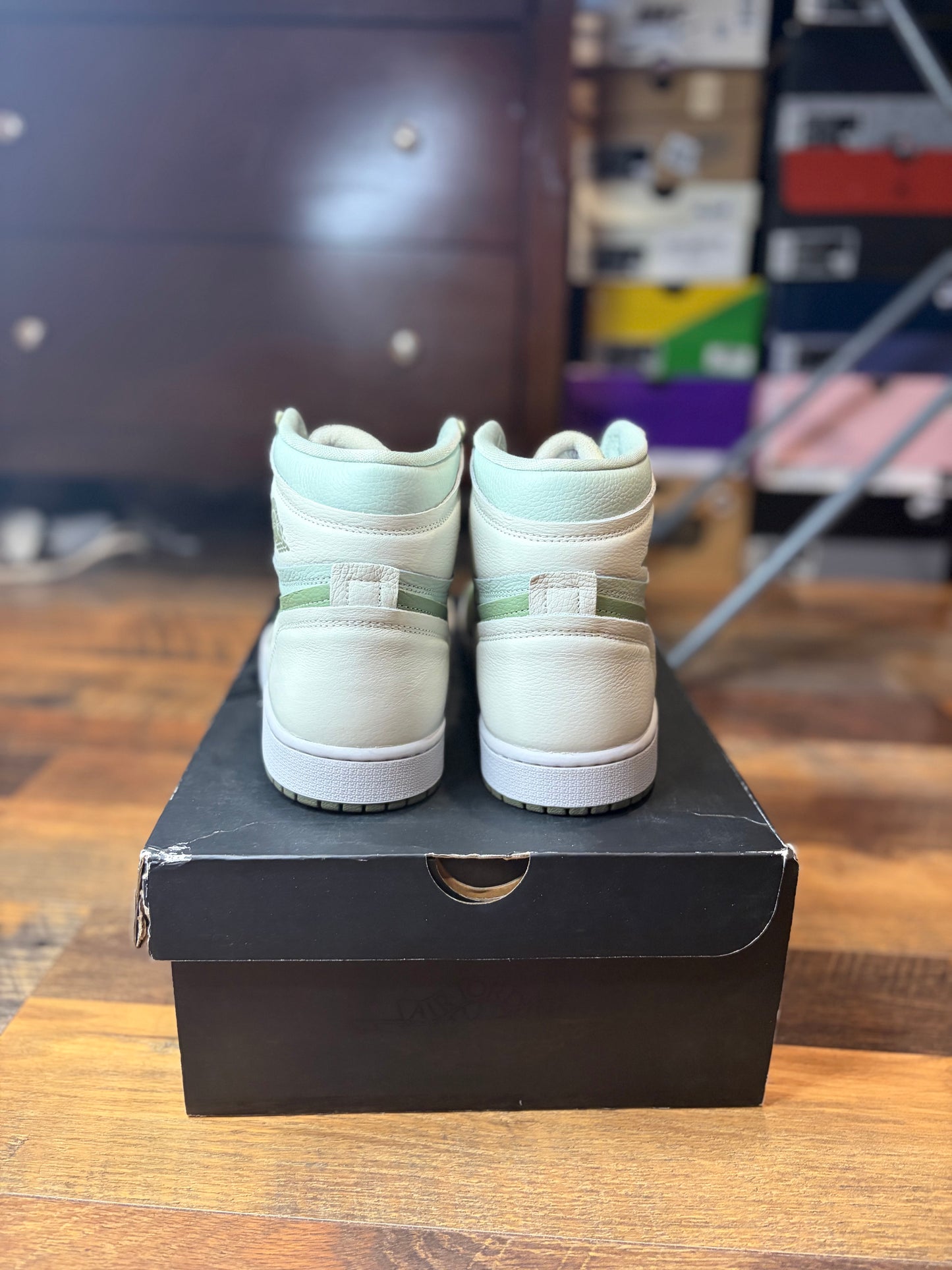 Jordan Retro 1 Method of Make Medium Olive (Brand New/Rep Box - 11W/9.5M)