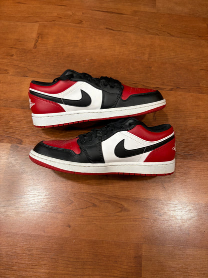 AJ1 Low Bred Toe (Size 9.5 Mens)