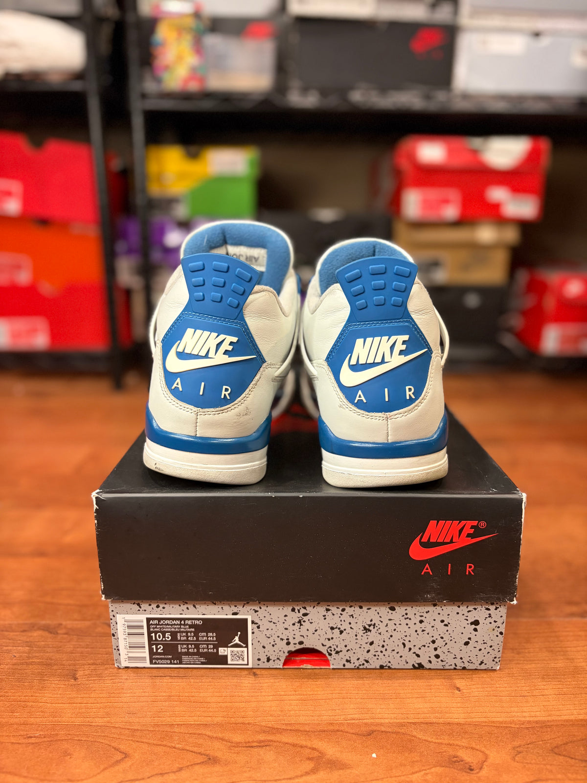 AJ4 Retro Military Blue (Size 10.5 Mens)