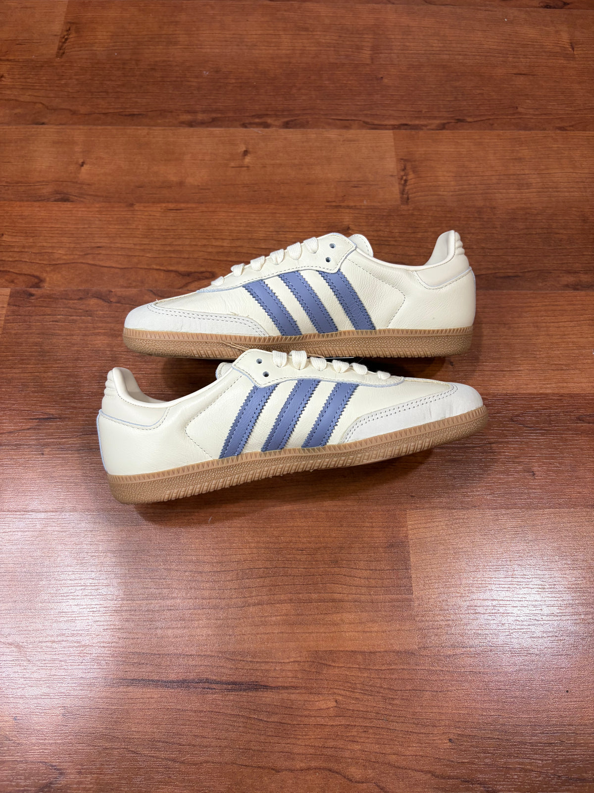 Adidas Samba OG Cream Silver Violet Gum (Brand New - 6W)