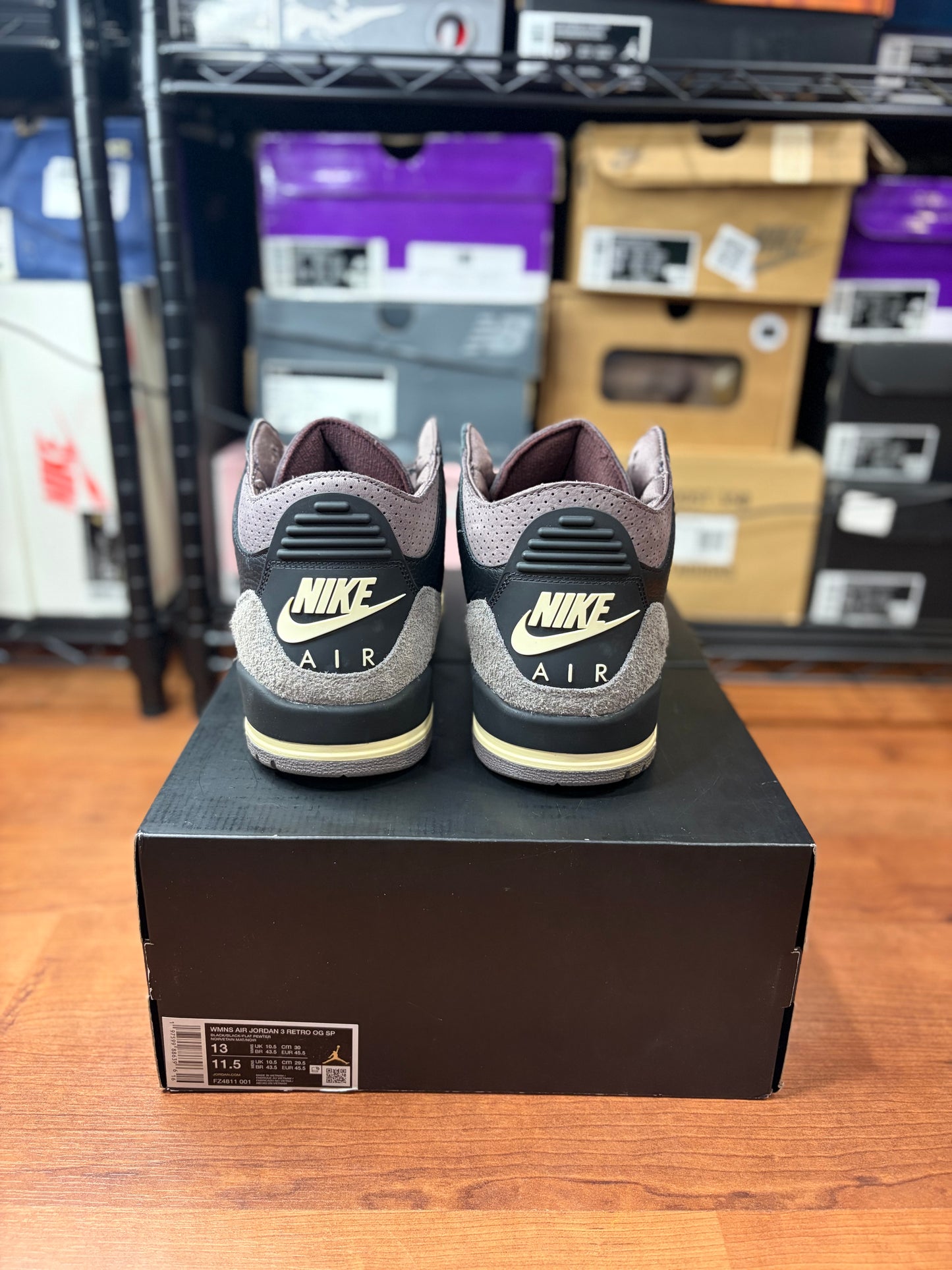 Jordan Retro 3 A Ma Maniere WYWS (Size 13W / 11.5M)