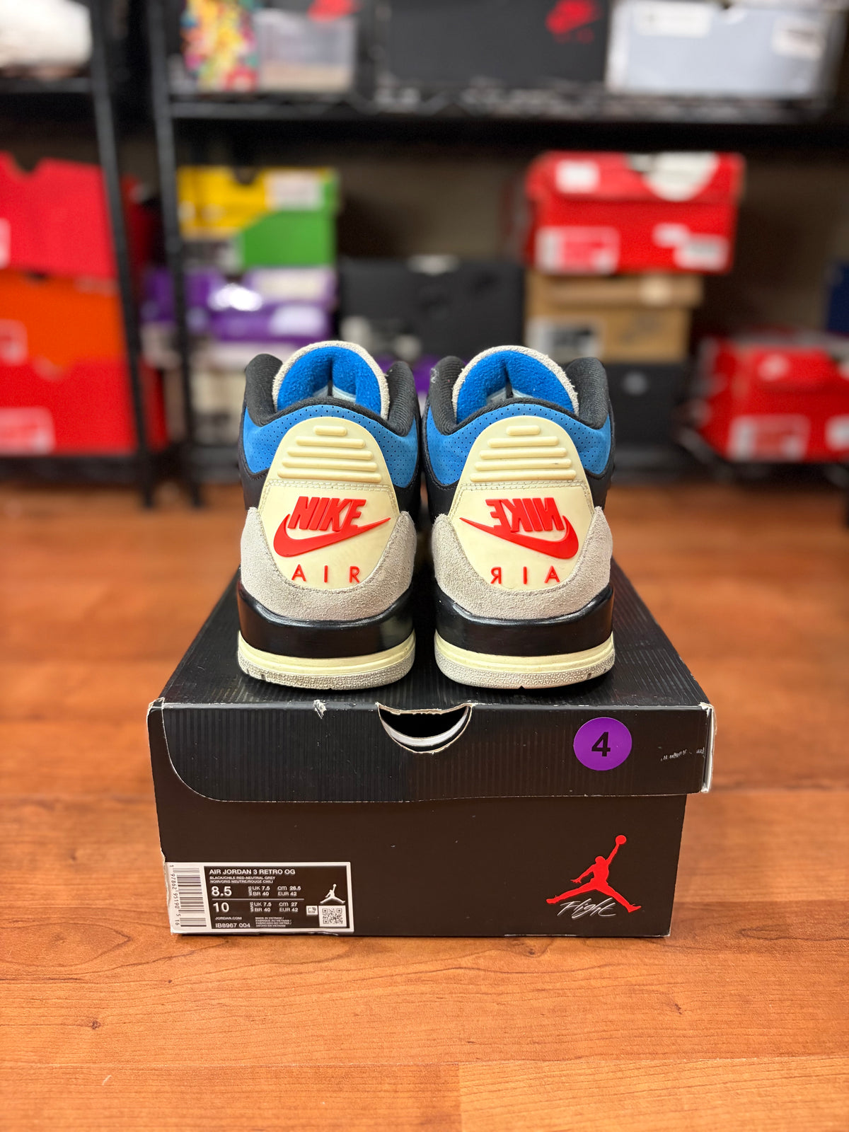 AJ3 Retro Rare Air (Size 8.5 Mens)