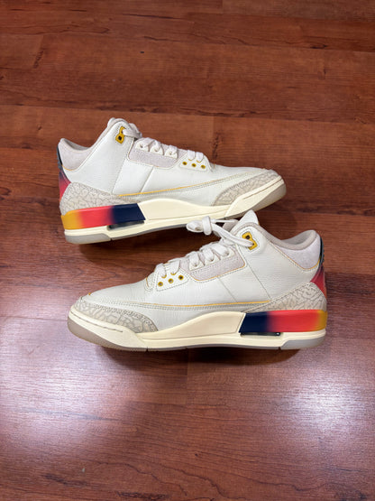 AJ3 Retro J Balvin Sunset (Size 9.5 Mens)