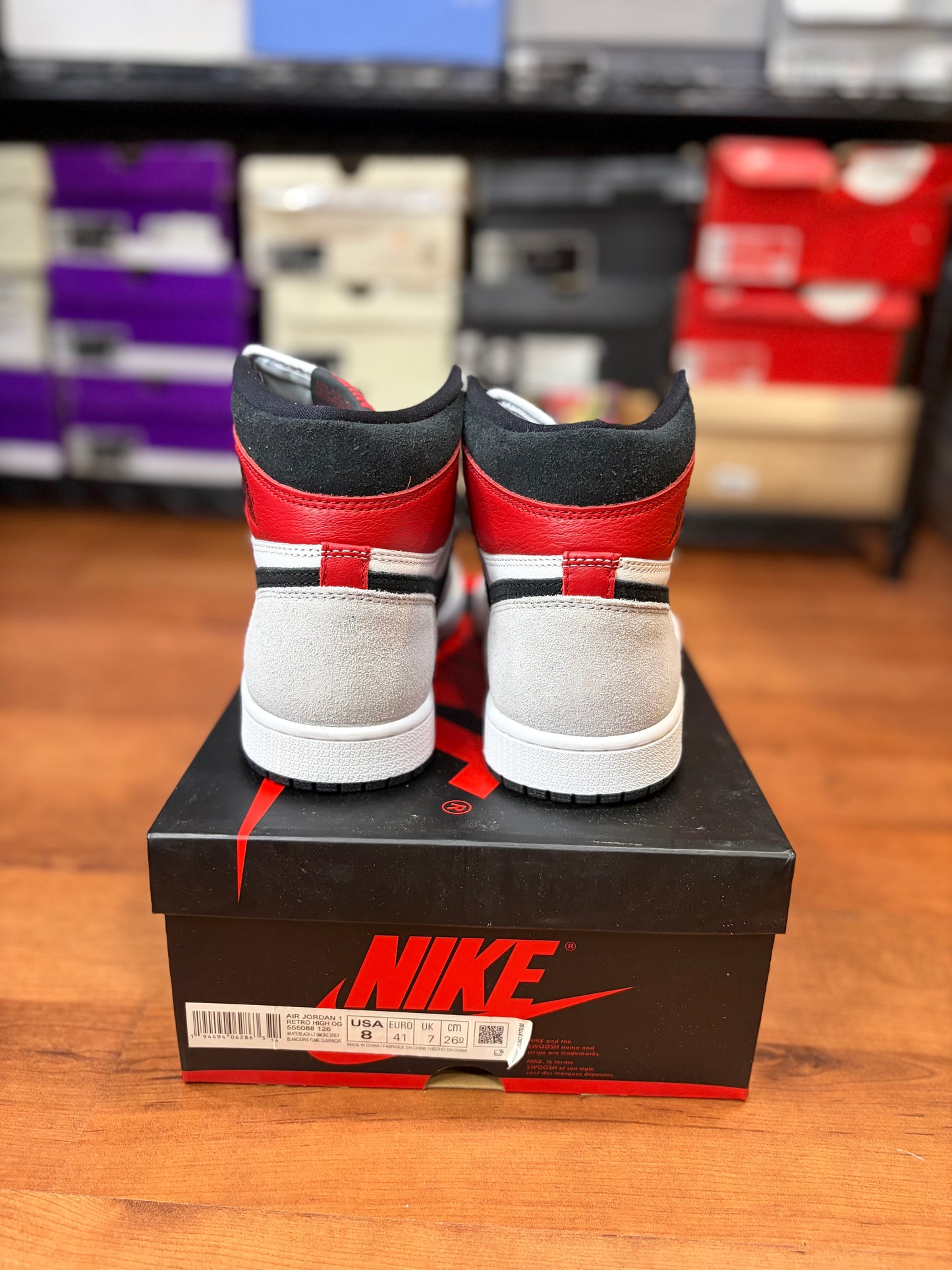 Jordan Retro 1 Smoke Grey (Brand New - 8M)