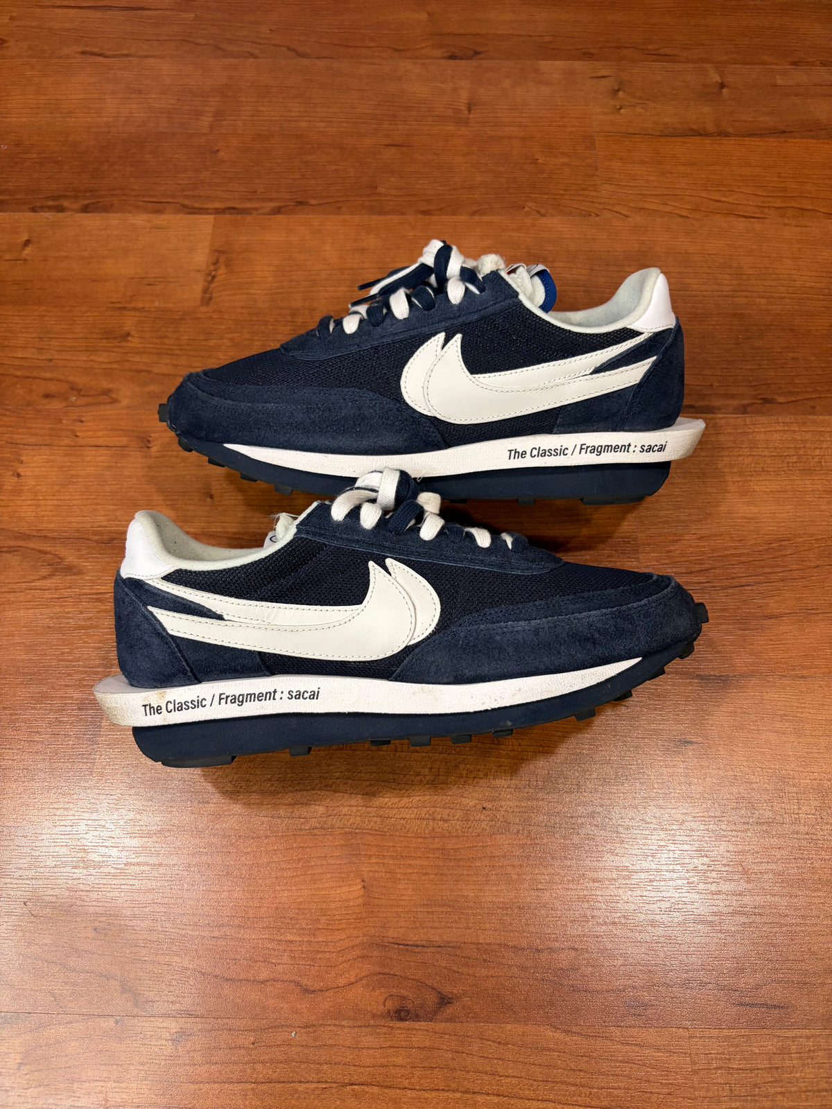 Nike LD Waffle Sacai x Fragment Navy (Size 11.5 Mens)