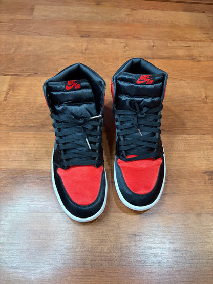 Jordan Retro 1 Satin Bred (Size 12W / 10.5M)