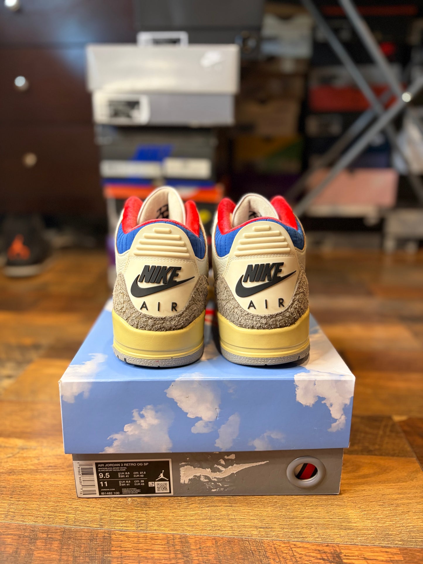 Jordan Retro 3 Seoul 2.0 (Size 9.5 Mens)