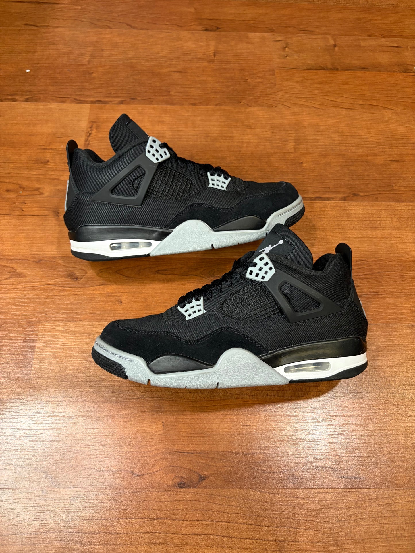 Jordan Retro 4 Black Canvas (Size 10 Mens)