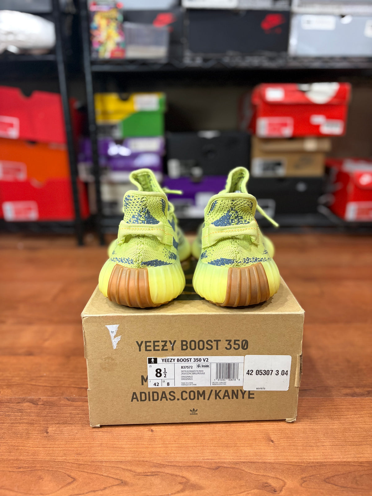 Yeezy 350 Semi-Frozen Yellow (Size 8.5 Mens)
