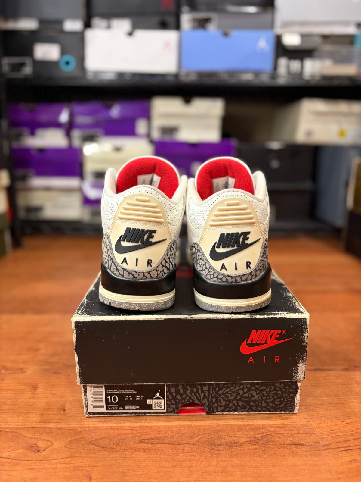Jordan Retro 3 White Cement Reimagined (Size 10 Mens)