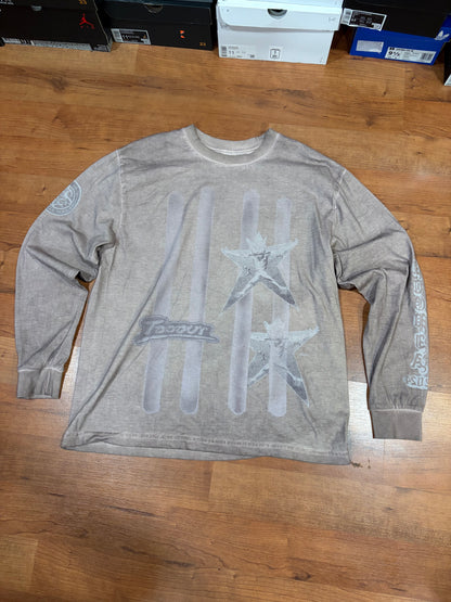 Travis Scott Utopia Tour Long Sleeve Brown (Brand New - Size Large)