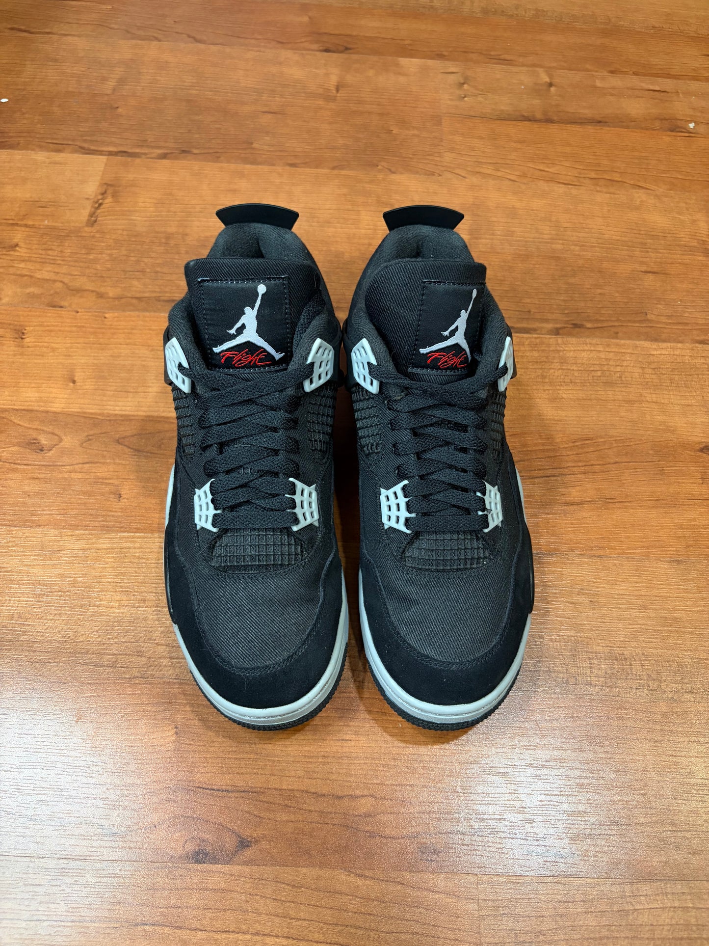 Jordan Retro 4 Black Canvas (Size 10 Mens)