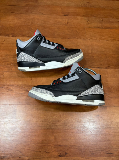 Jordan Retro 3 Black Cement (Size 10 Mens)