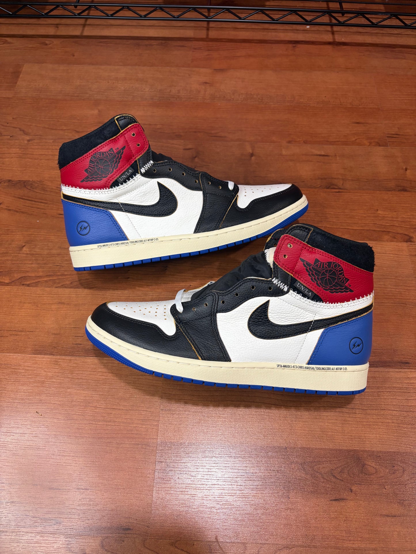 Jordan Retro 1 Union Varsity Royal (Brand New - 12M)