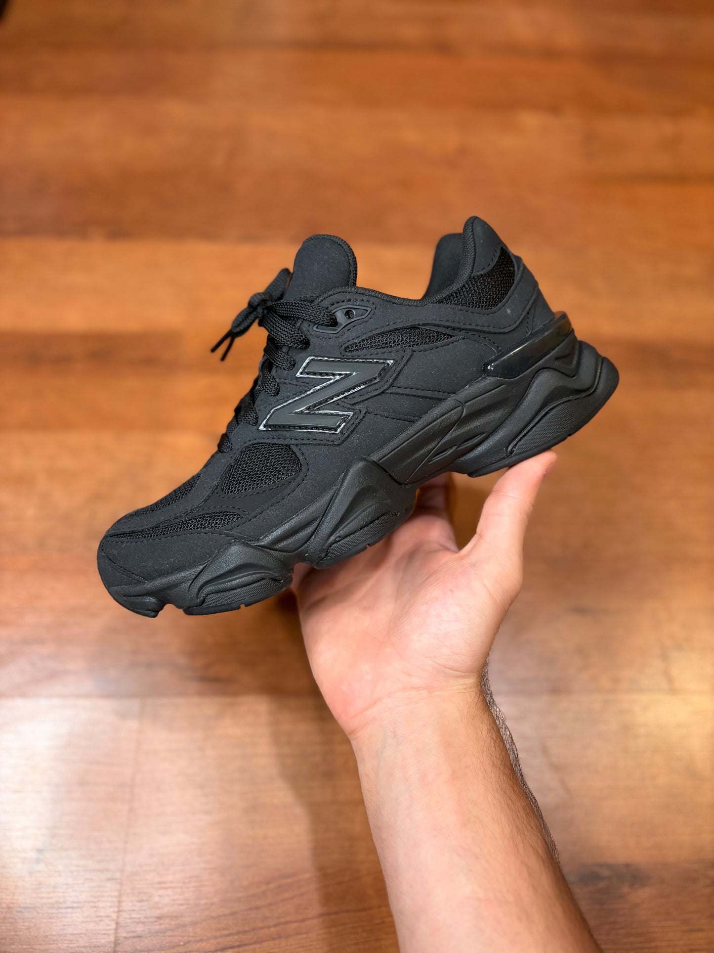New Balance 9060 Triple Black (Brand New - 6Y/7.5W)