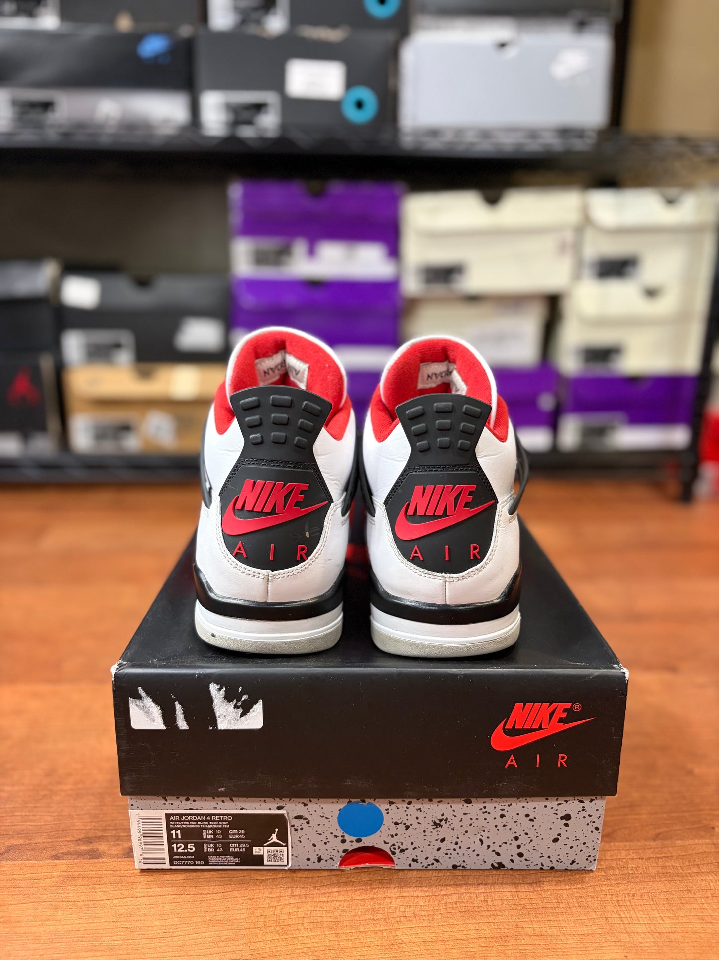 Jordan Retro 4 Fire Red (Size 11 Mens)