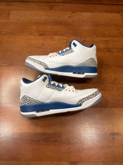 Jordan Retro 3 Wizards (Size 9 Mens)