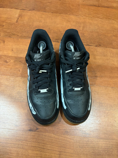Nike Air Force 1 Low Skeleton Black (Size 11.5 Mens)