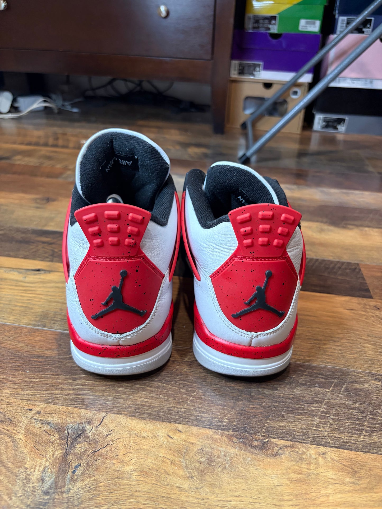 Jordan Retro 4 Red Cement (Size 10 Mens)