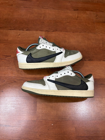 Jordan Retro 1 Low Travis Scott Medium Olive (Size 9.5 Men’s)