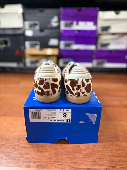 Adidas Samba Giraffe Print (Brand New - 8W/6.5Y)