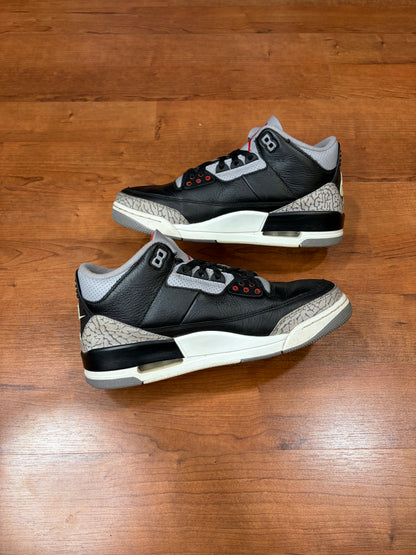AJ3 Retro Black Cement (Size 9 Mens)