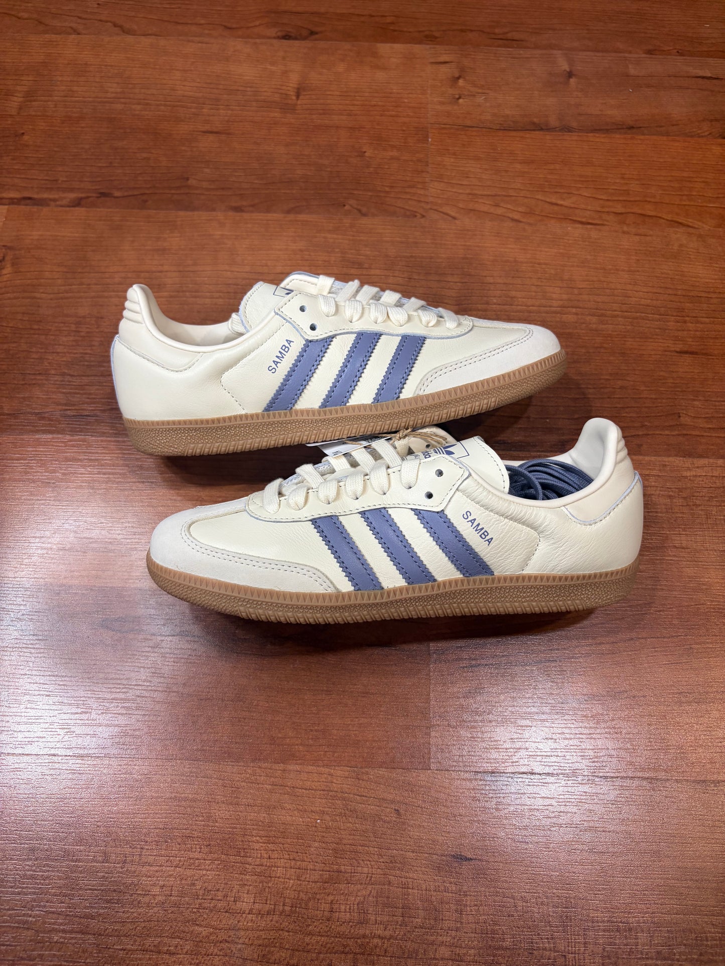 Adidas Samba Cream Silver Violet Gum (Brand New - Womens Sizes)