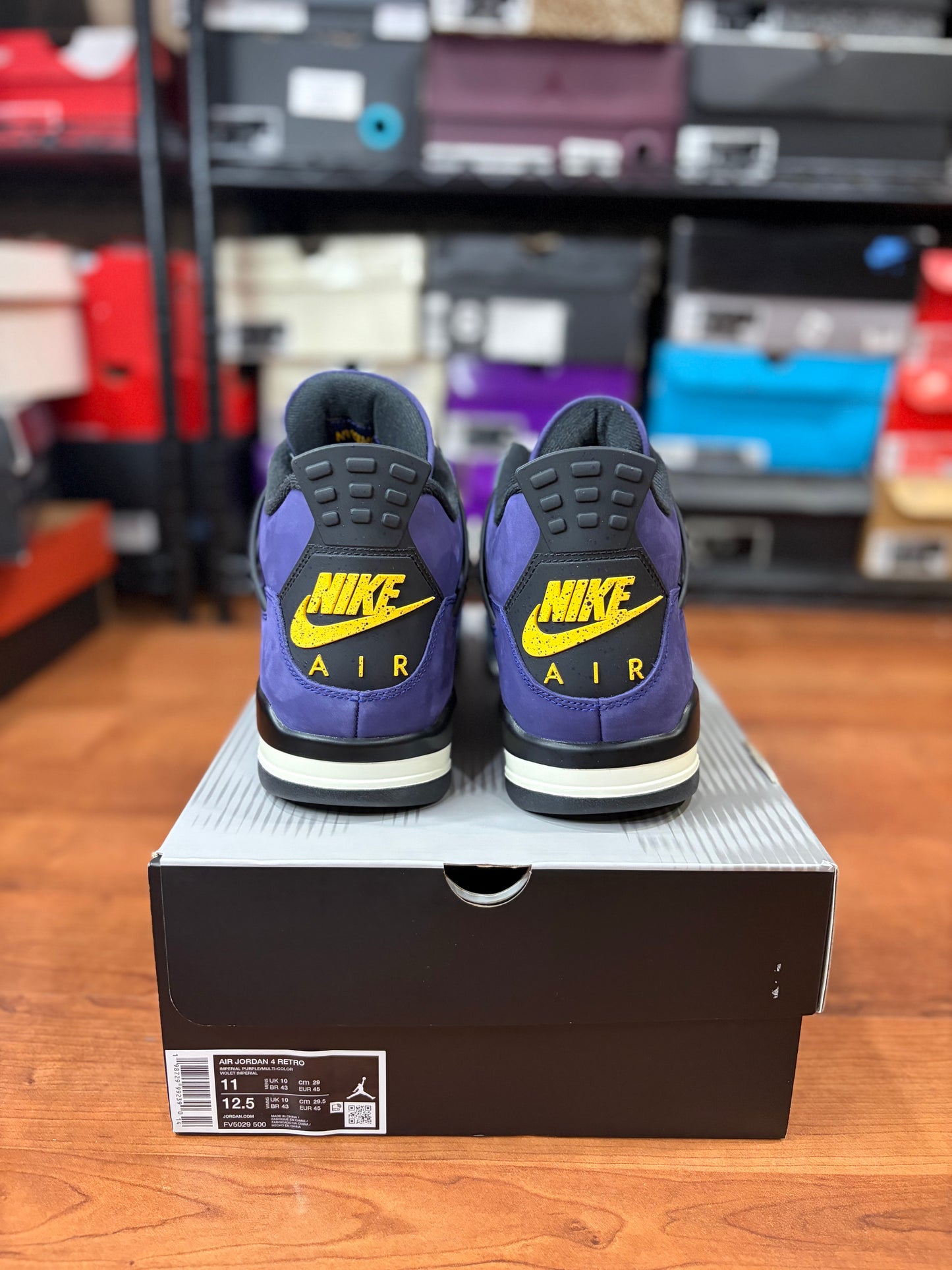 Jordan Retro 4 Laker (Brand New - 11M)