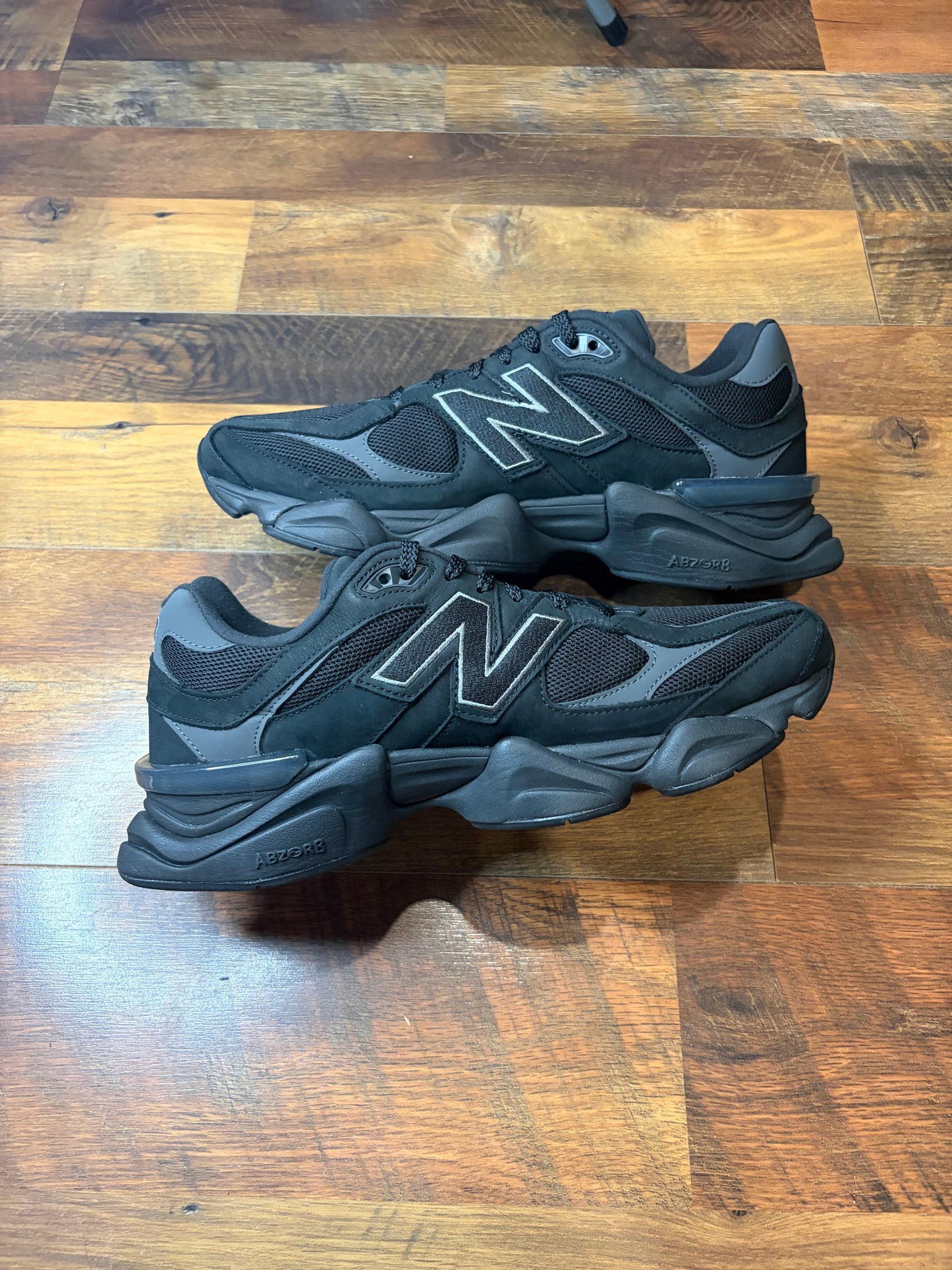 New Balance 9060 Black Cement (Brand New - 12M)