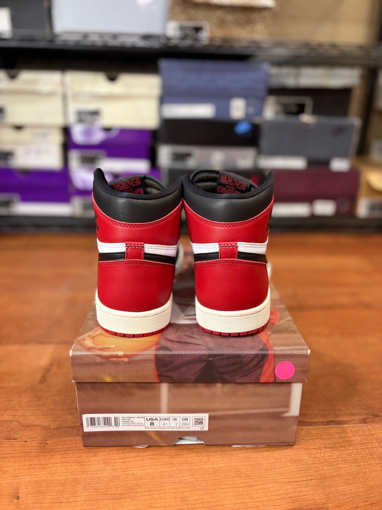 Jordan Retro 1 Reimagined Black Toe (Size 8 Mens)