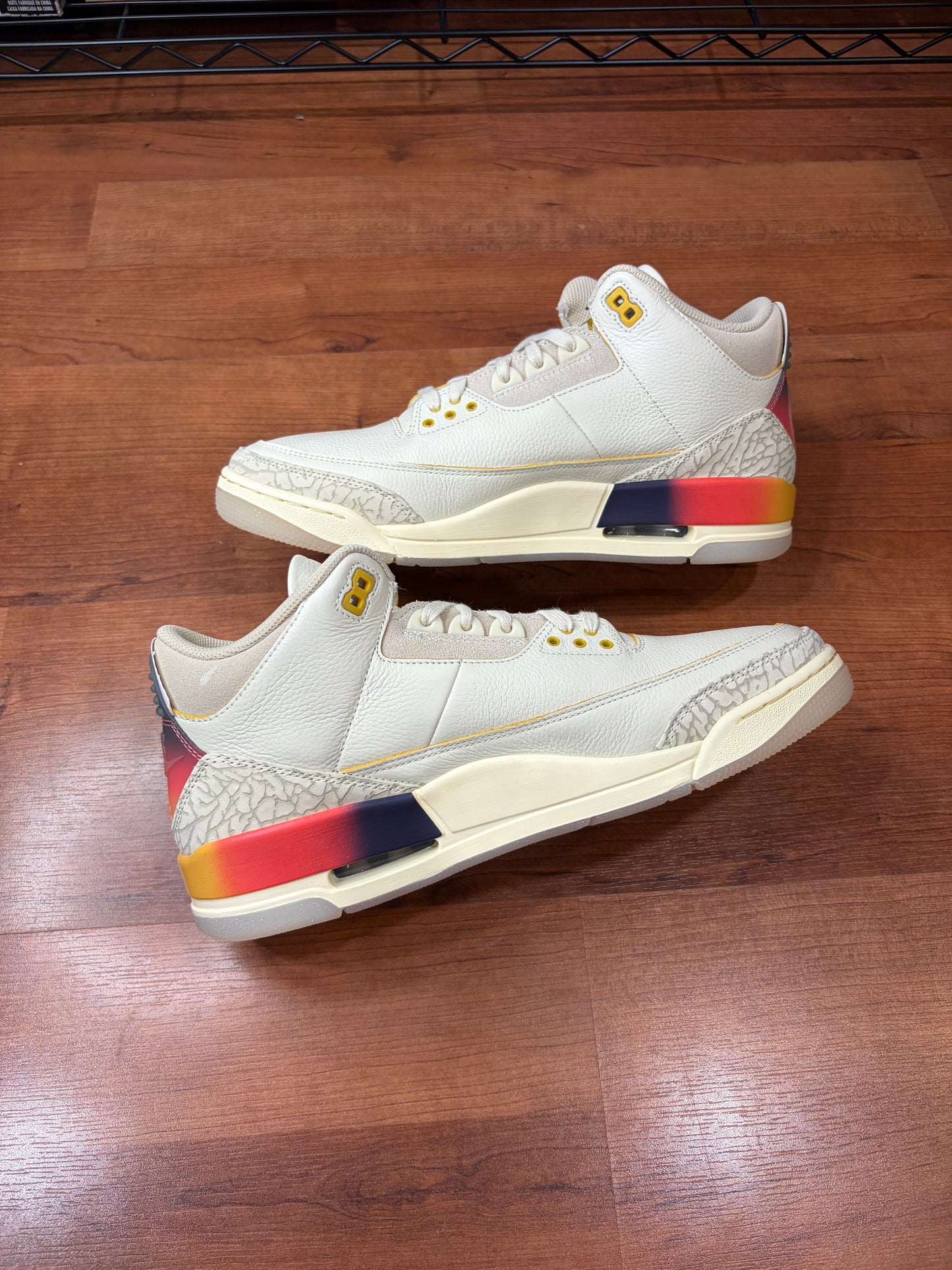 Jordan Retro 3 J Balvin Medelin Sunset (Brand New - 11M)