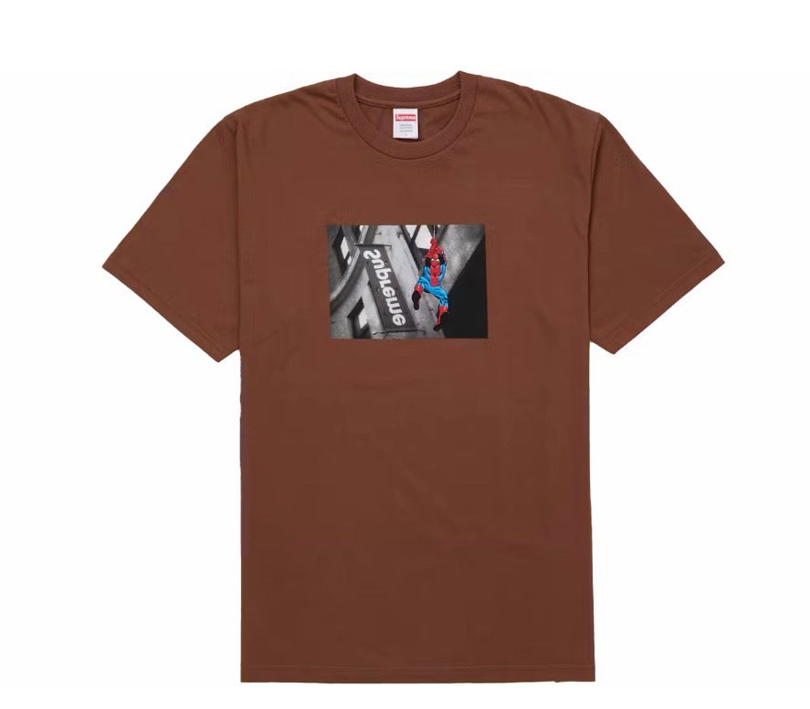 Supreme Spiderman Tee Brown (Brand New)