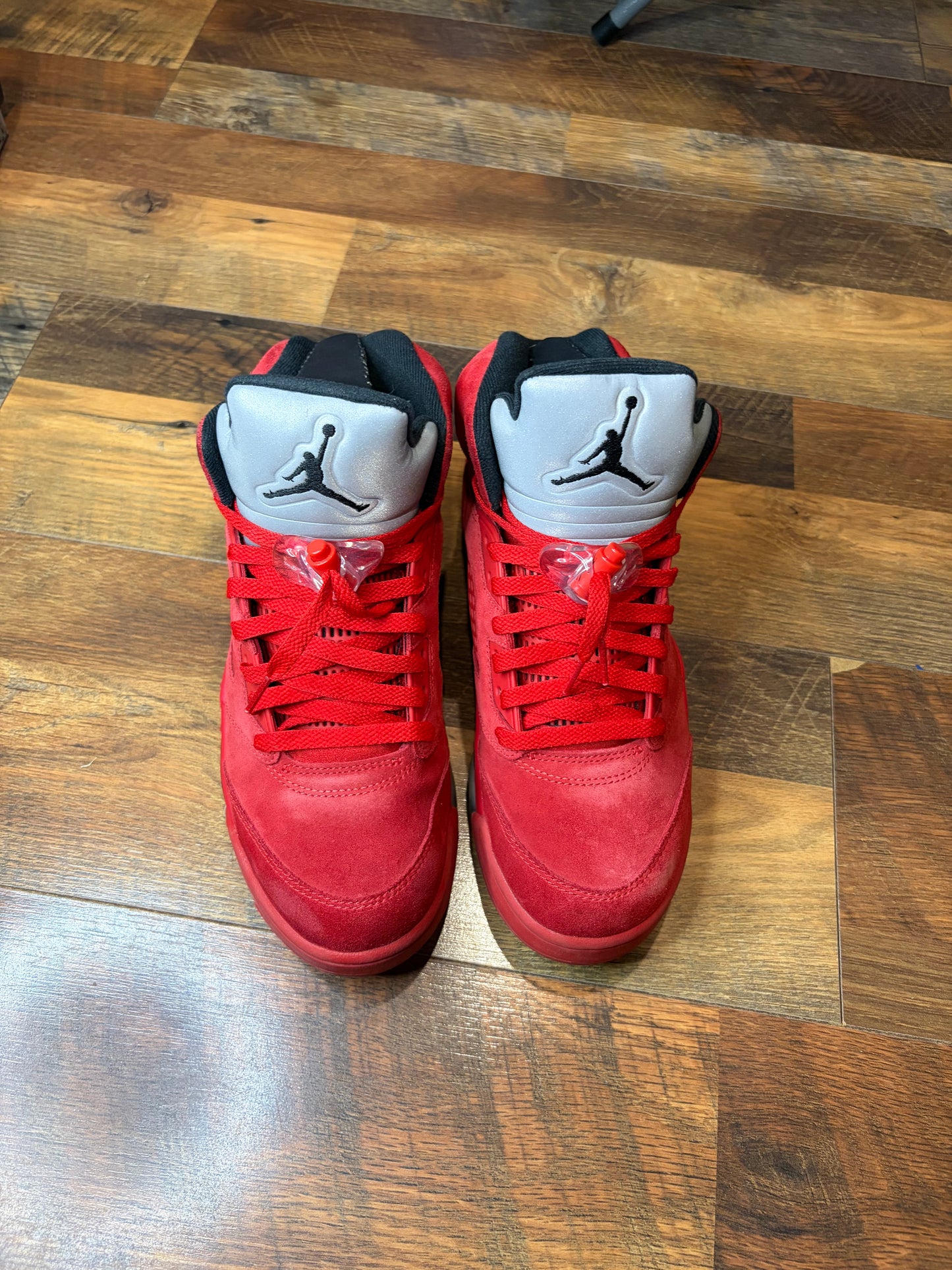 Jordan Retro 5 Red Suede (Size 9 Mens)