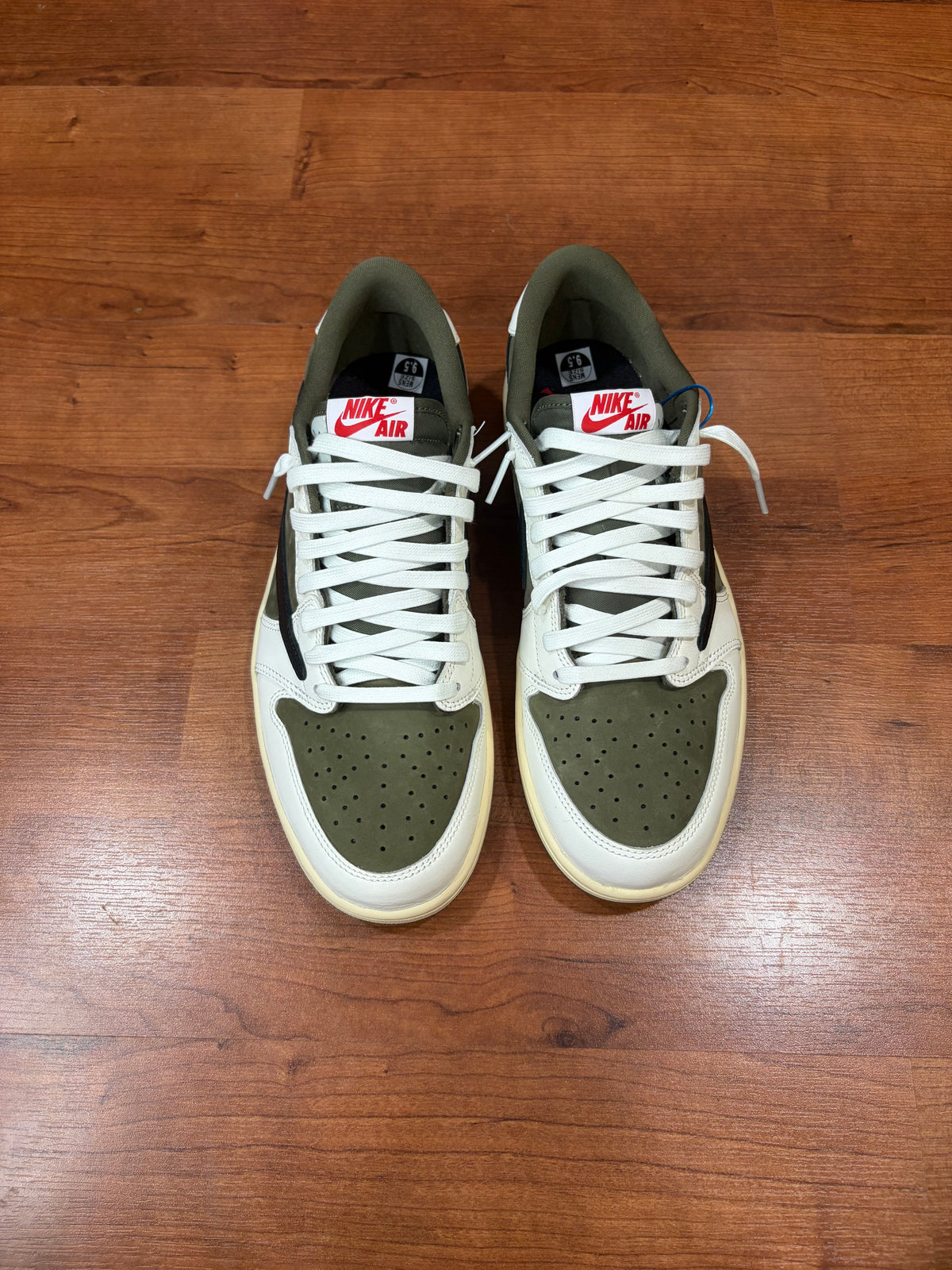 AJ1 Low Retro Travis Scott Medium Olive (Size 9.5 Mens)