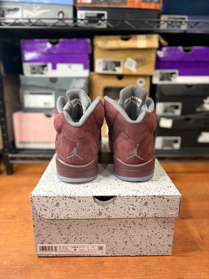Jordan Retro 5 Burgundy (Size 9 Mens)