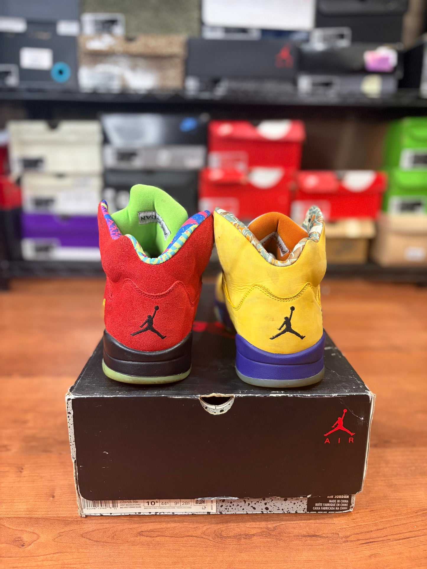 Jordan Retro 5 What The (Size 10.5 Mens)