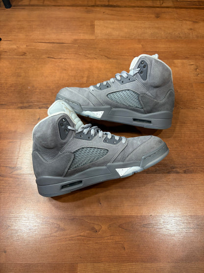 Jordan Retro 5 Wolf Grey (Size 9 Mens)