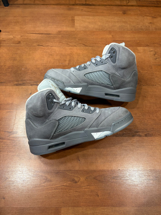 Jordan Retro 5 Wolf Grey (Size 9 Mens)