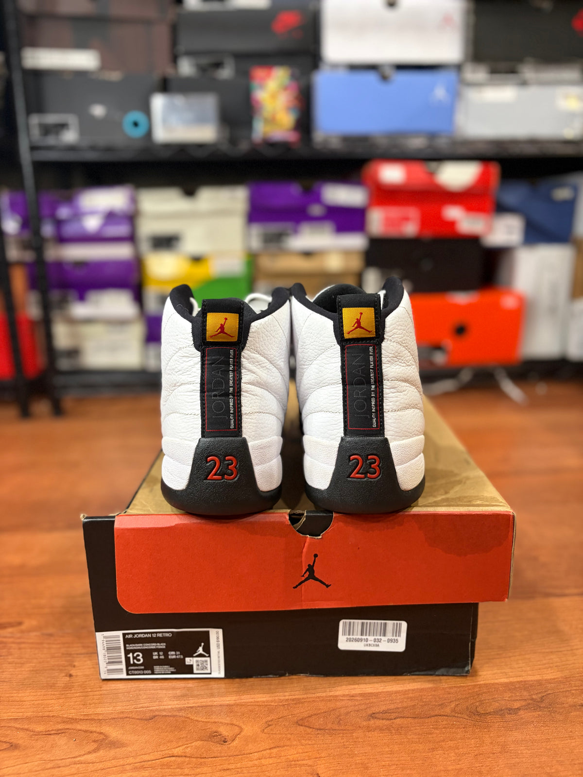 AJ12 Retro Taxi (Size 13 Mens)