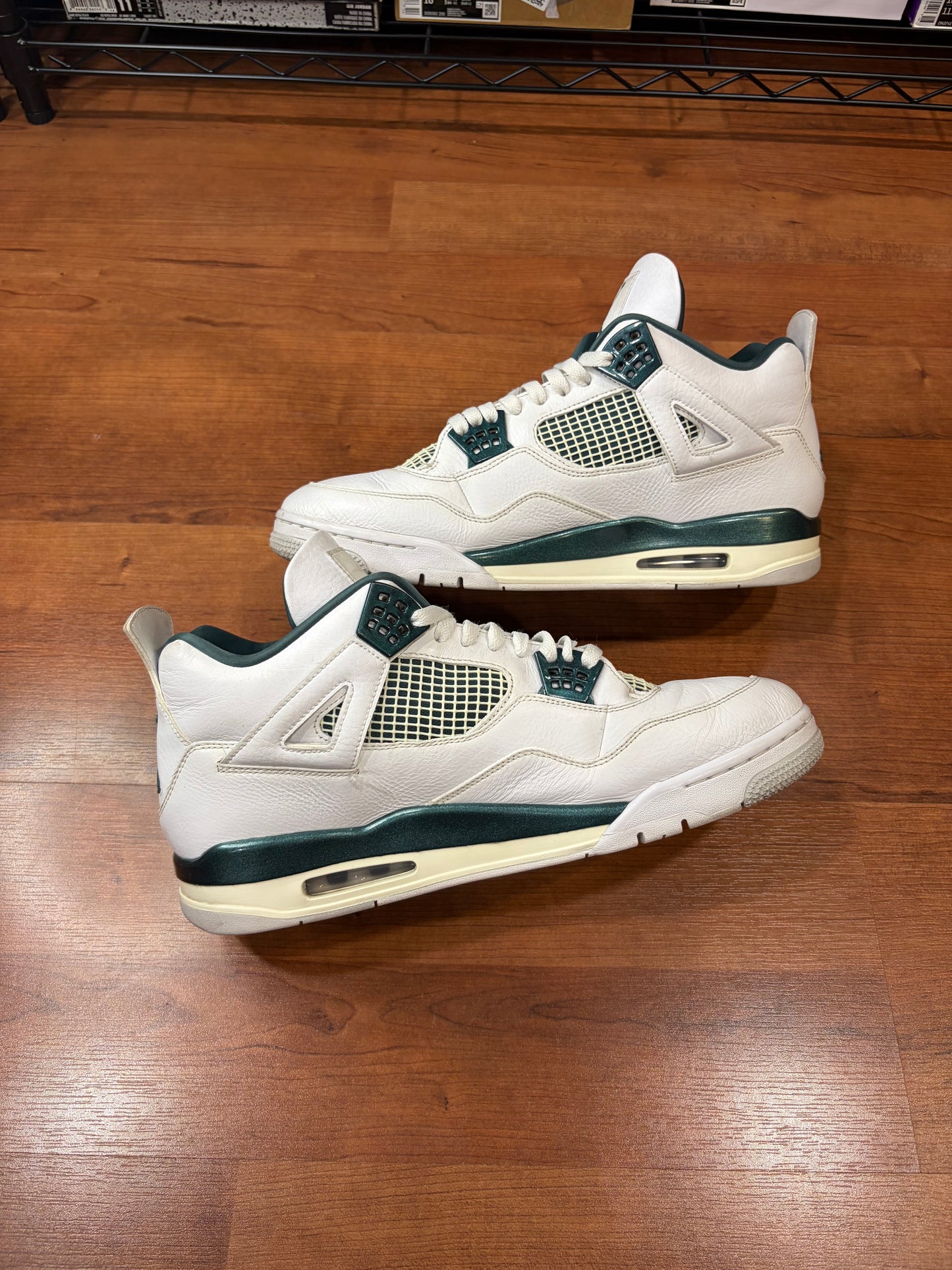 Jordan Retro 4 Oxidized Green (Size 13 Mens)