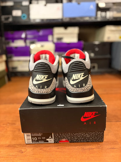 Jordan Retro 3 Black Cement (Size 10 Mens)