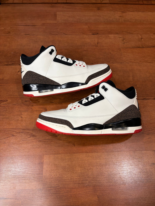 Jordan Retro 3 Worlds Best Dad (Size 13 Mens)
