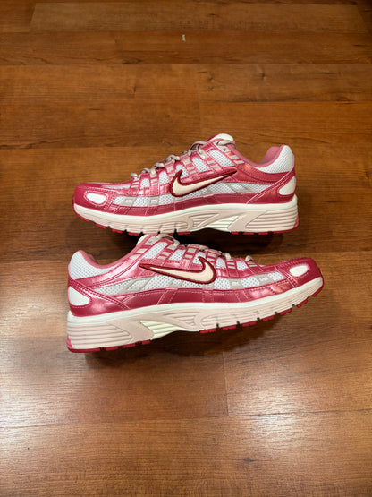 Nike P-6000 White Silt Red Peony (Brand New - 7W/5.5Y)