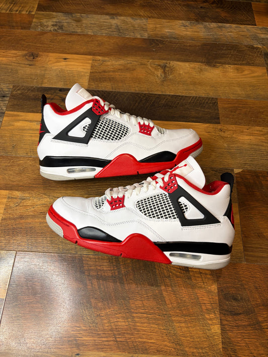 Jordan Retro 4 Fire Red (Size 11 Mens)