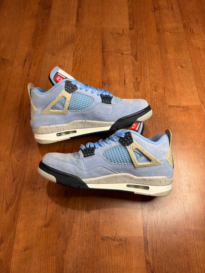 Jordan Retro 4 University Blue (Size 9 Mens)