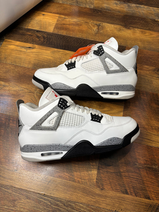 Jordan Retro 4 White Cement (Size 13 Mens)
