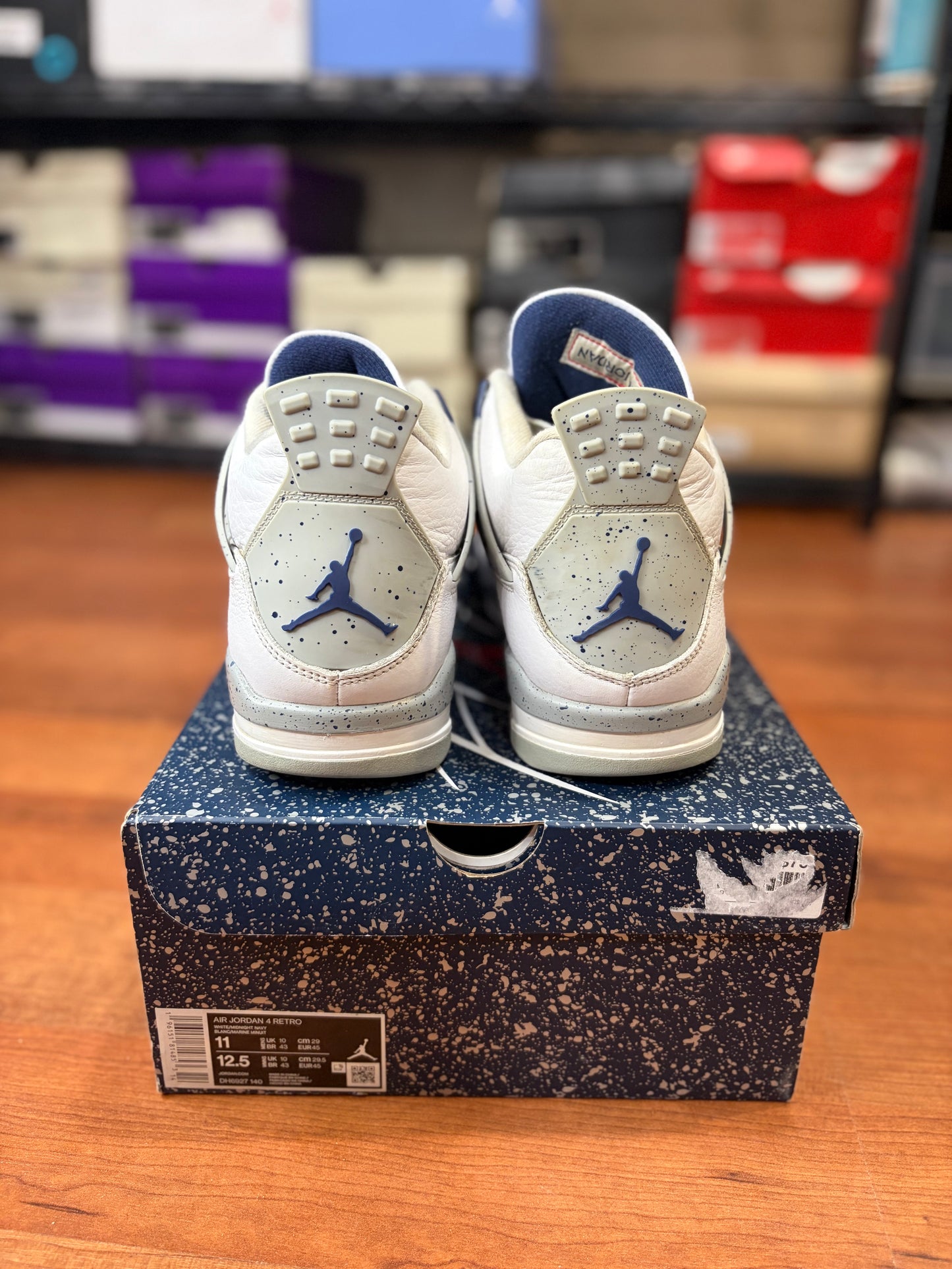 Jordan Retro 4 Midnight Navy (Size 11 Mens)